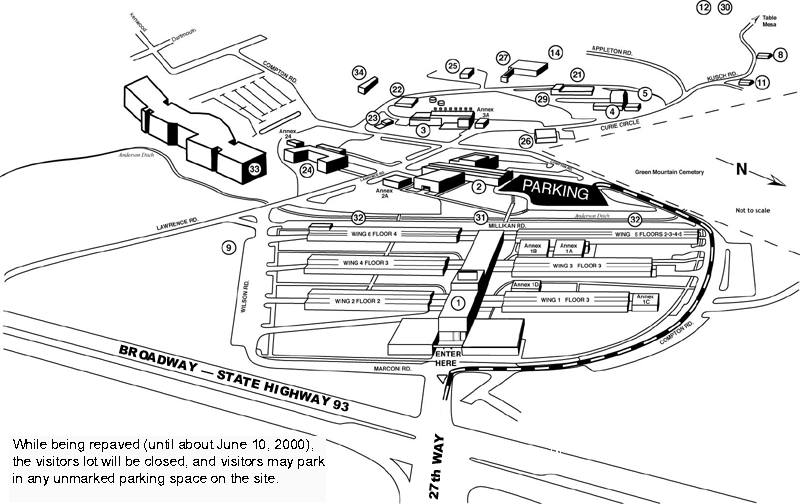 See <http://www.boulder.nist.gov/image/bldrlabsite.gif> for map